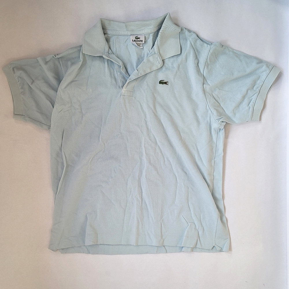 Lacoste Light Blue Men's Polo Shirt Sz 6